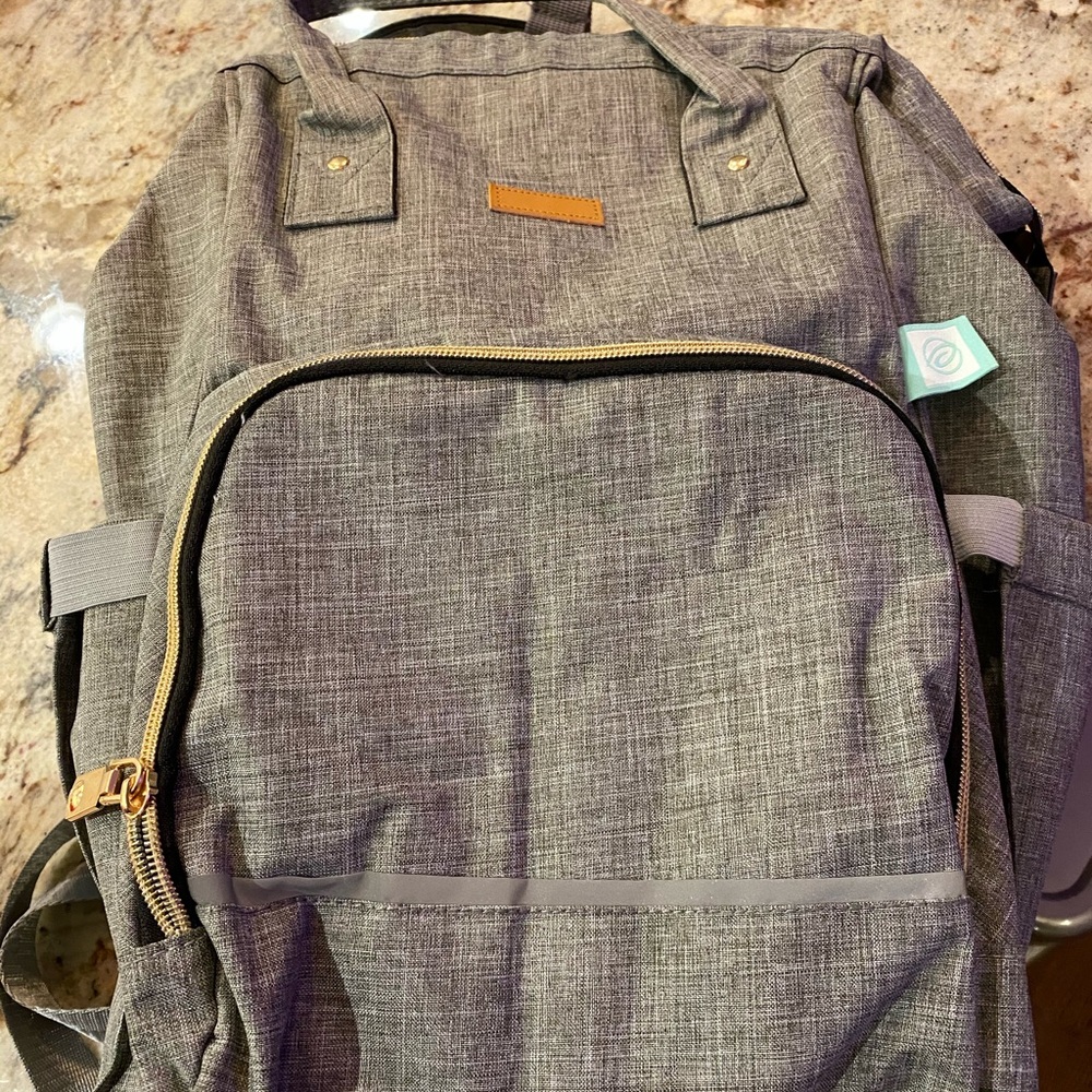 Gray Diaper Backpack - image 2
